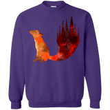 Sweatshirts Purple / S Fox Tail Crewneck Sweatshirt