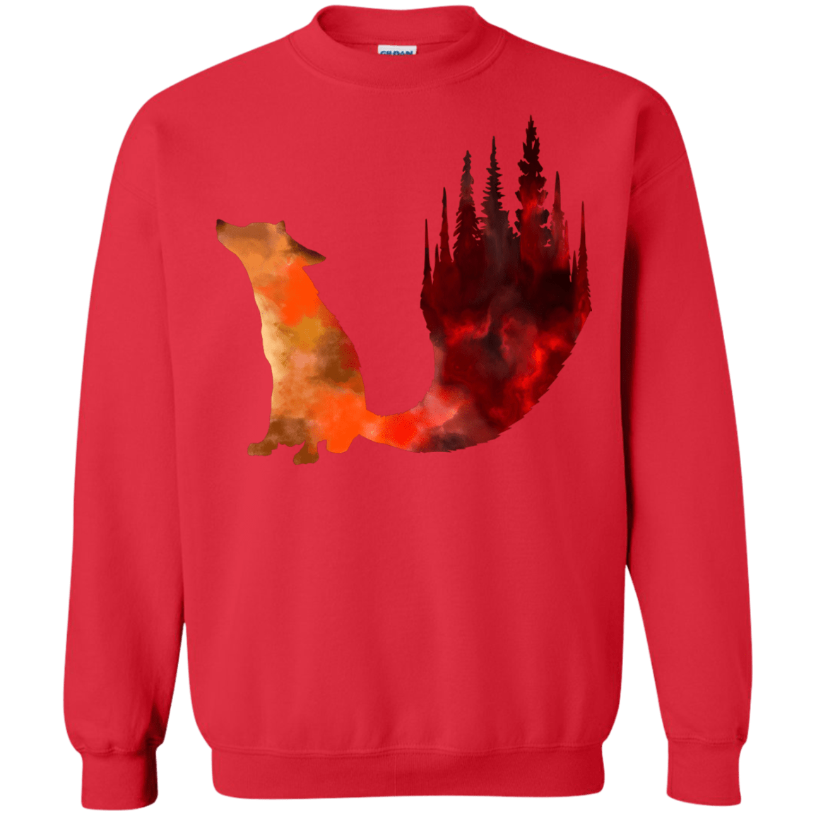 Sweatshirts Red / S Fox Tail Crewneck Sweatshirt