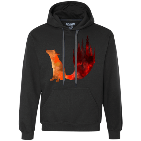Sweatshirts Black / S Fox Tail Premium Fleece Hoodie
