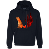 Sweatshirts Navy / S Fox Tail Premium Fleece Hoodie