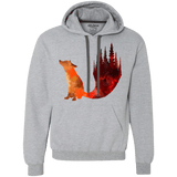 Sweatshirts Sport Grey / S Fox Tail Premium Fleece Hoodie