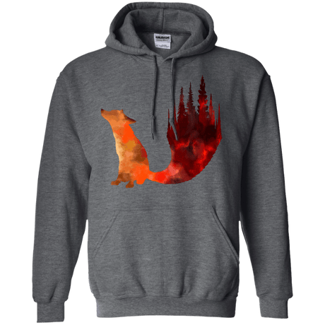 Sweatshirts Dark Heather / S Fox Tail Pullover Hoodie