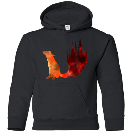 Sweatshirts Black / YS Fox Tail Youth Hoodie