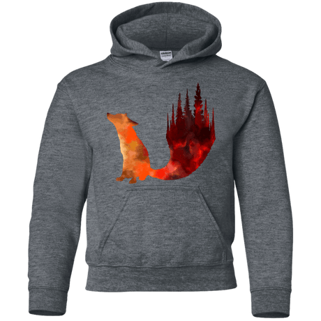 Sweatshirts Dark Heather / YS Fox Tail Youth Hoodie