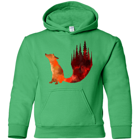 Sweatshirts Irish Green / YS Fox Tail Youth Hoodie