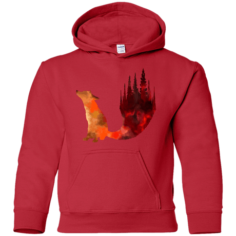 Sweatshirts Red / YS Fox Tail Youth Hoodie