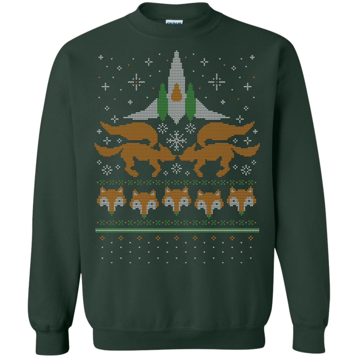 Sweatshirts Forest Green / Small Foxy Threads Crewneck Sweatshirt