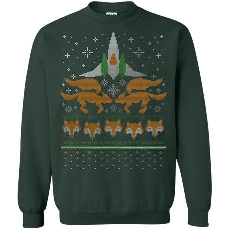 Sweatshirts Forest Green / Small Foxy Threads Crewneck Sweatshirt