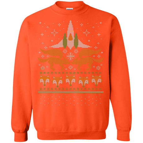 Sweatshirts Orange / Small Foxy Threads Crewneck Sweatshirt