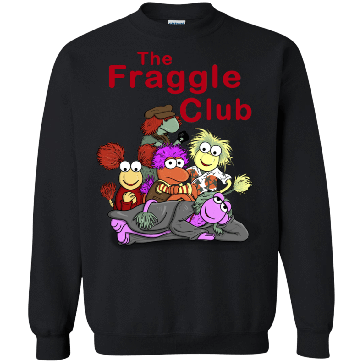 Sweatshirts Black / S Fraggle Club Crewneck Sweatshirt