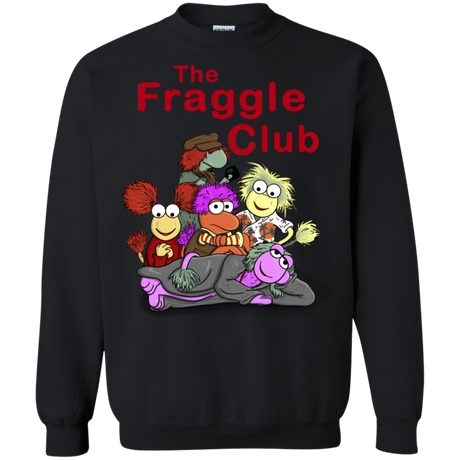 Sweatshirts Black / S Fraggle Club Crewneck Sweatshirt