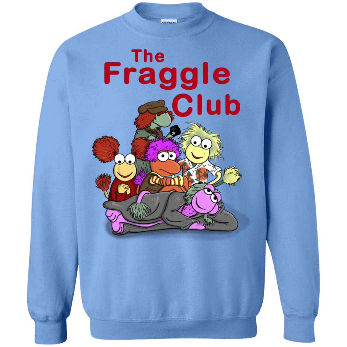 Sweatshirts Carolina Blue / S Fraggle Club Crewneck Sweatshirt