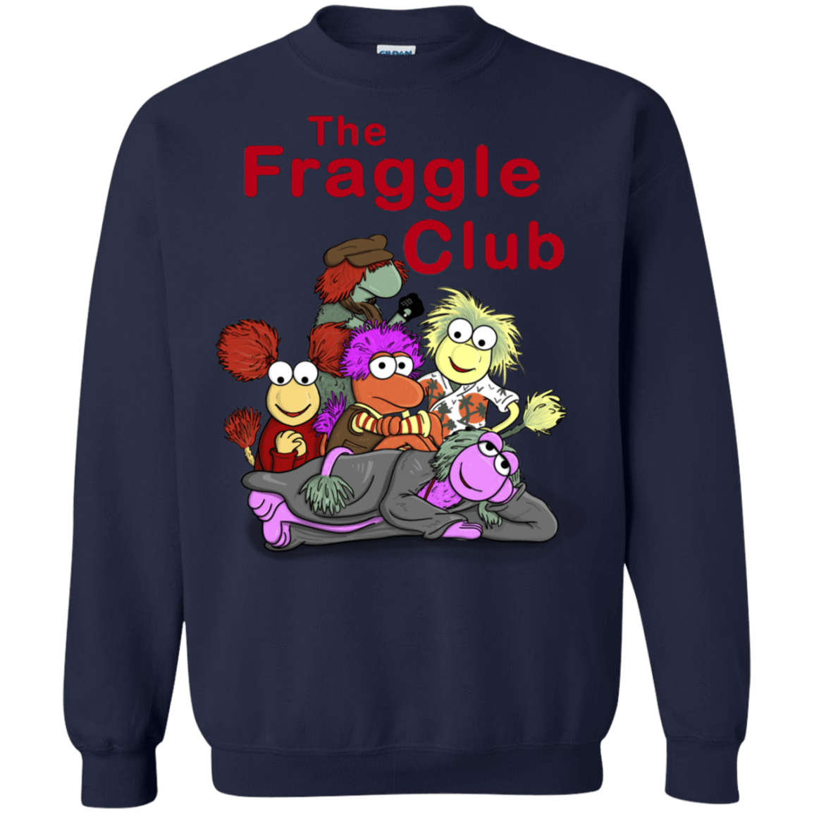 Sweatshirts Navy / S Fraggle Club Crewneck Sweatshirt