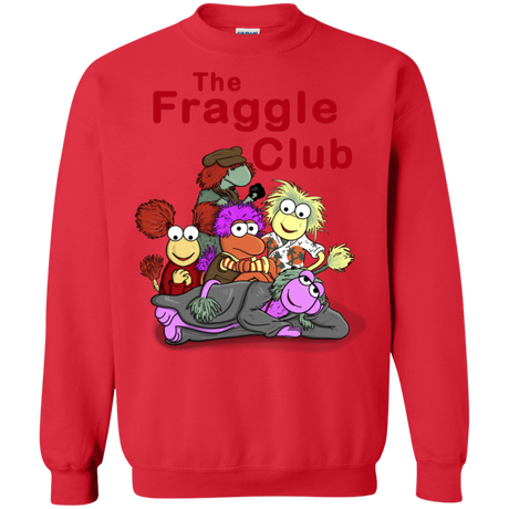 Sweatshirts Red / S Fraggle Club Crewneck Sweatshirt