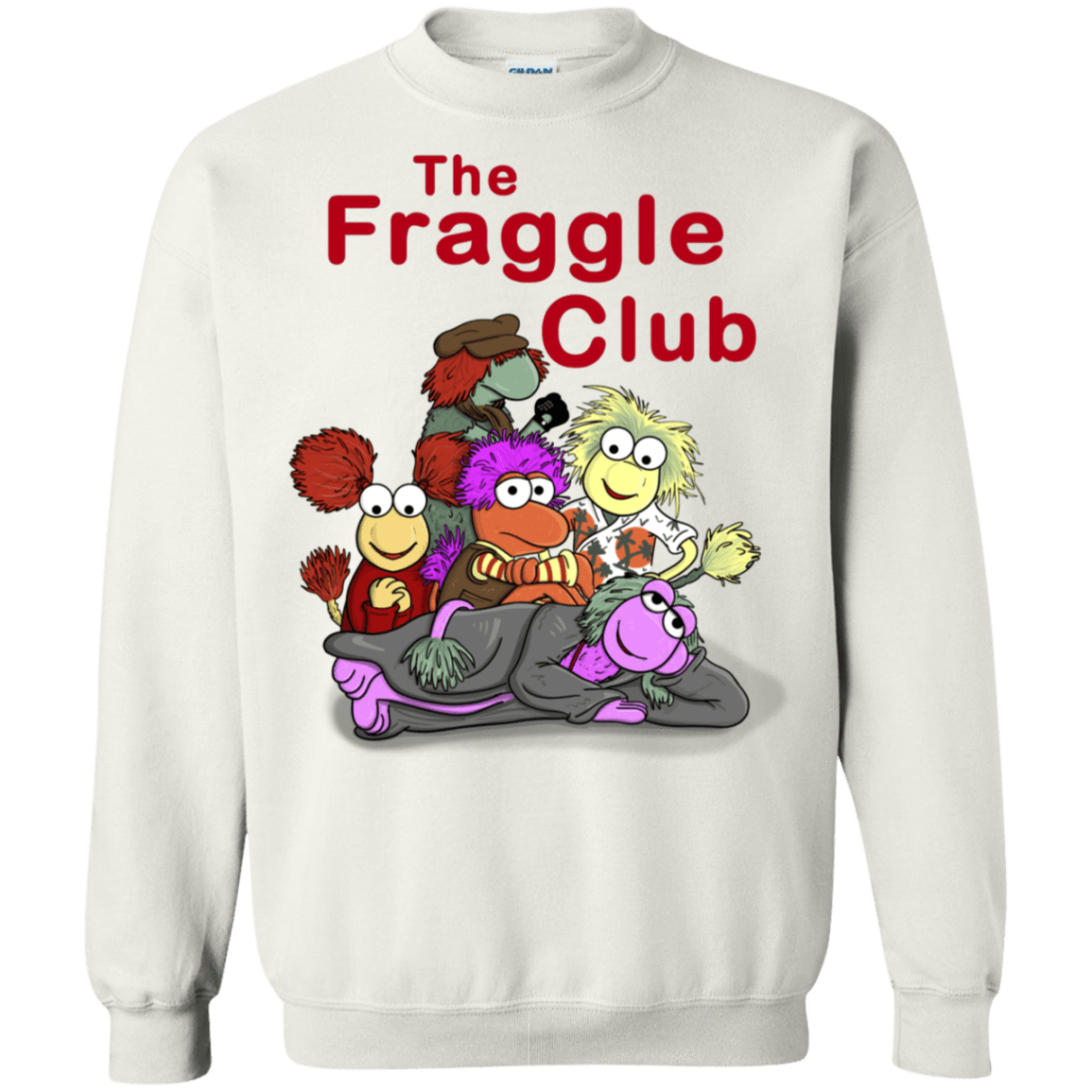 Sweatshirts White / S Fraggle Club Crewneck Sweatshirt