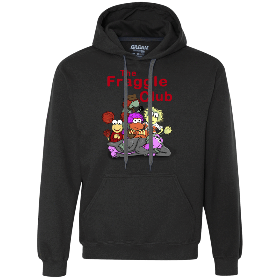 Sweatshirts Black / S Fraggle Club Premium Fleece Hoodie