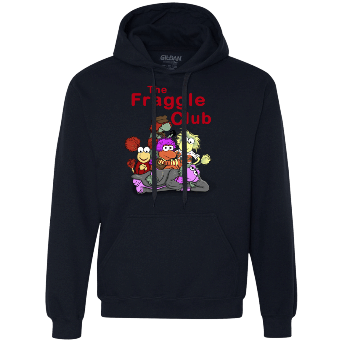 Sweatshirts Navy / S Fraggle Club Premium Fleece Hoodie