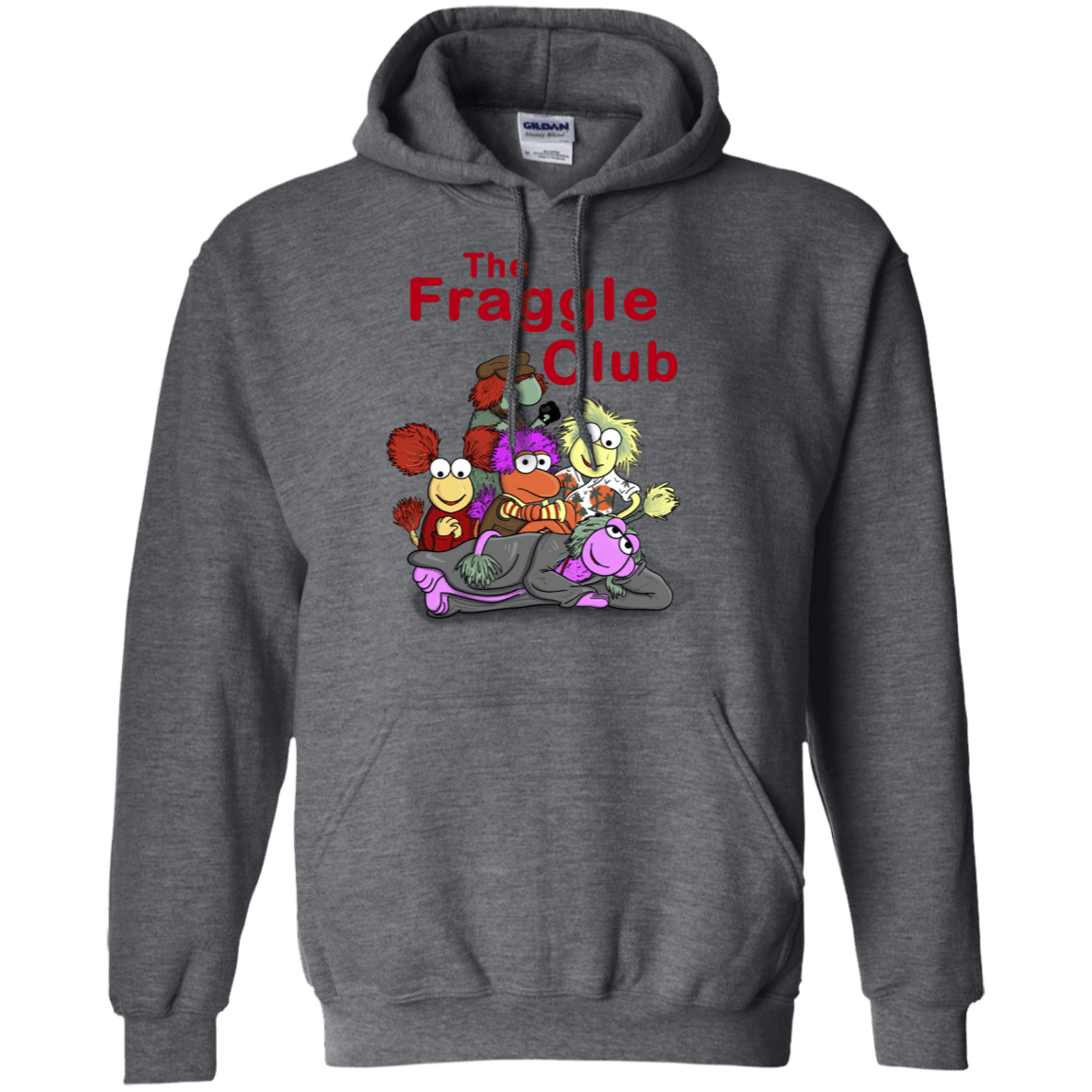 Sweatshirts Dark Heather / S Fraggle Club Pullover Hoodie