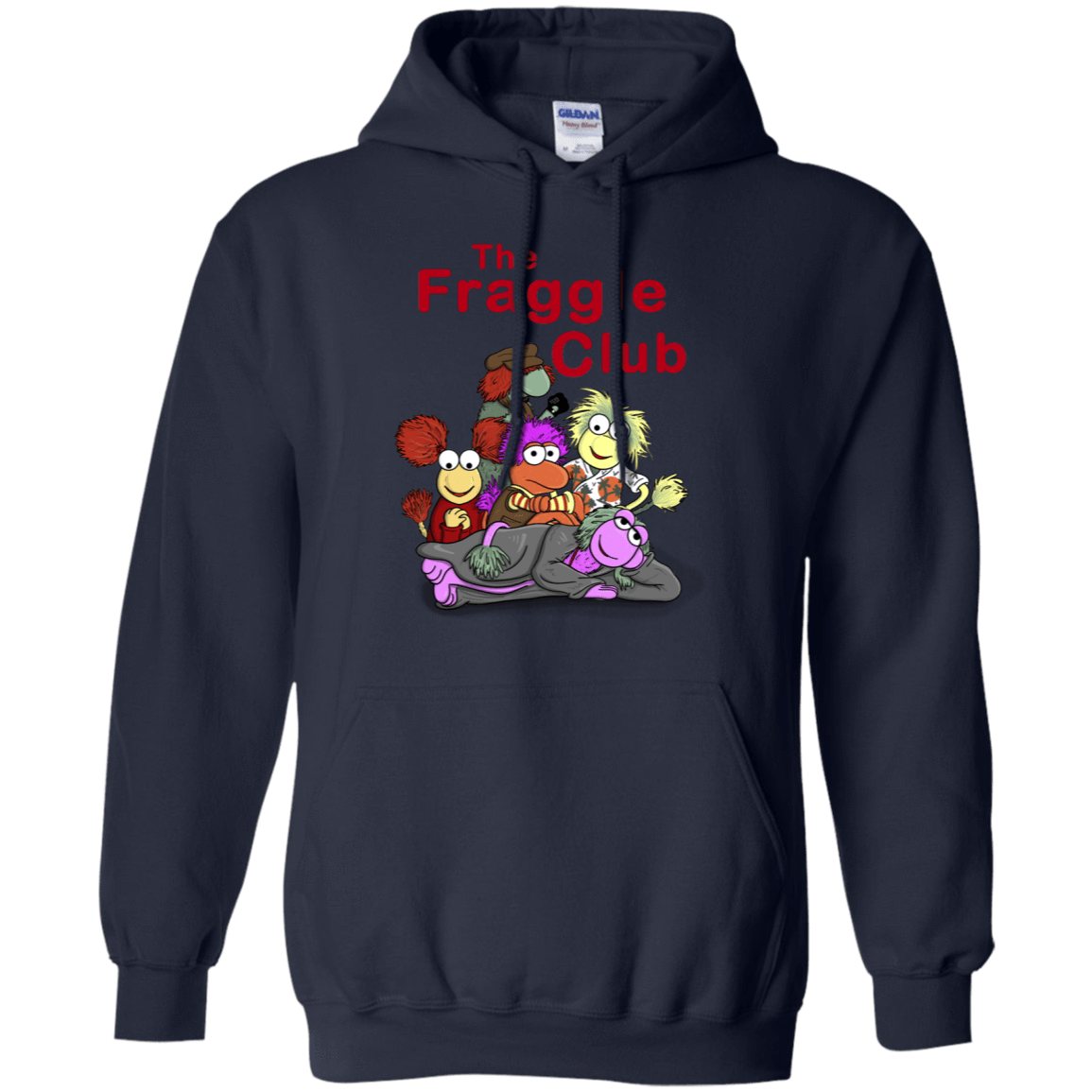 Sweatshirts Navy / S Fraggle Club Pullover Hoodie