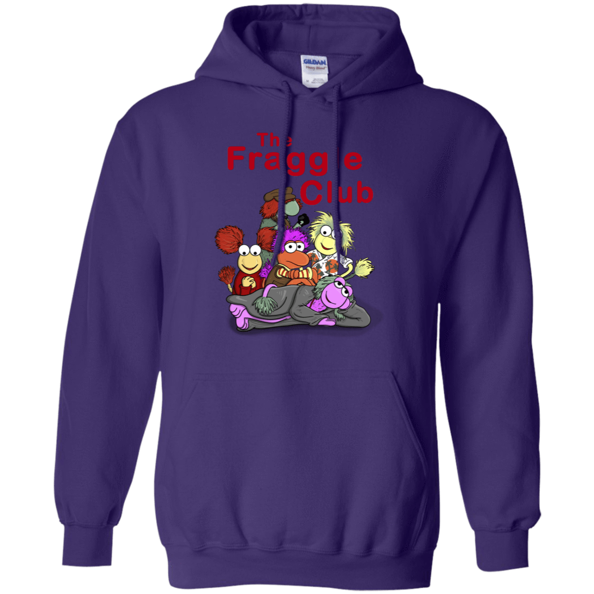 Sweatshirts Purple / S Fraggle Club Pullover Hoodie