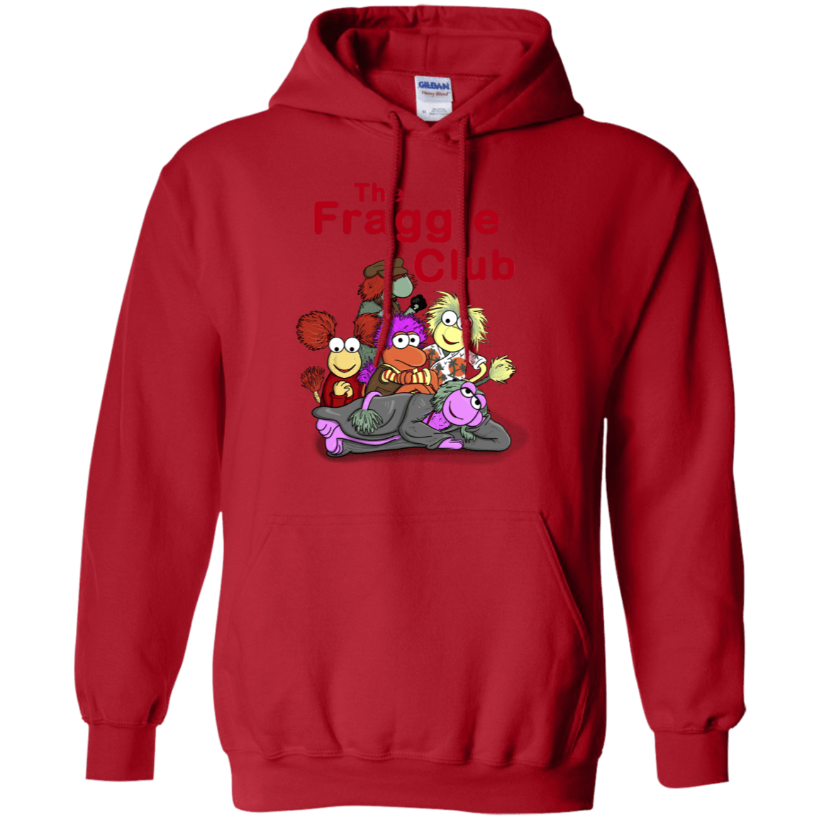 Sweatshirts Red / S Fraggle Club Pullover Hoodie