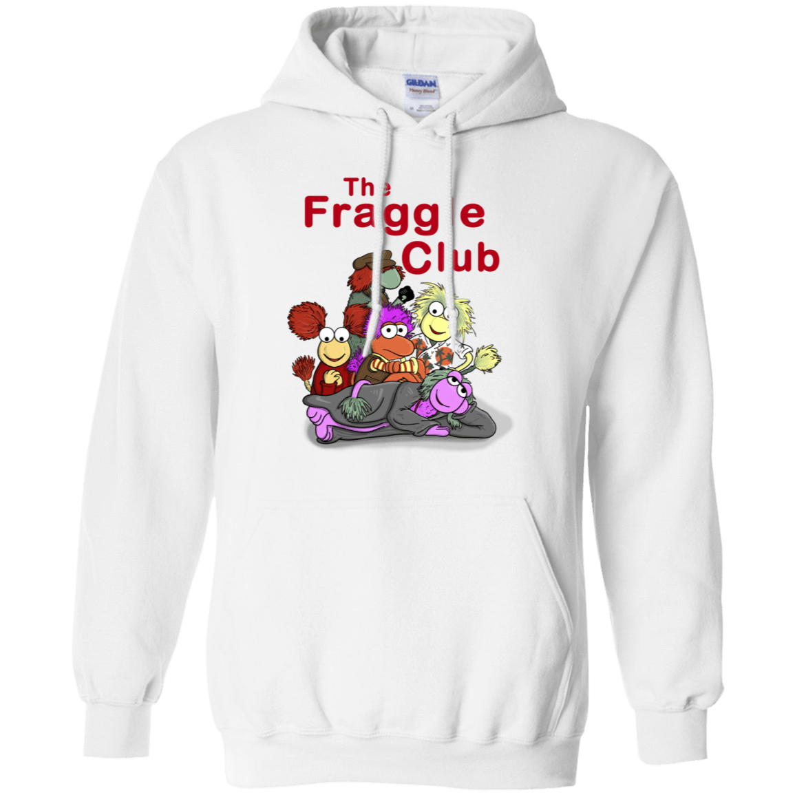 Sweatshirts White / S Fraggle Club Pullover Hoodie