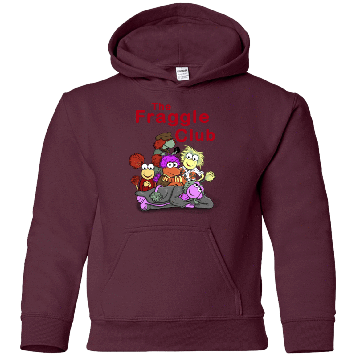 Sweatshirts Maroon / YS Fraggle Club Youth Hoodie