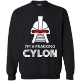 Sweatshirts Black / Small Frakking cylon Crewneck Sweatshirt