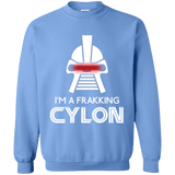 Sweatshirts Carolina Blue / Small Frakking cylon Crewneck Sweatshirt