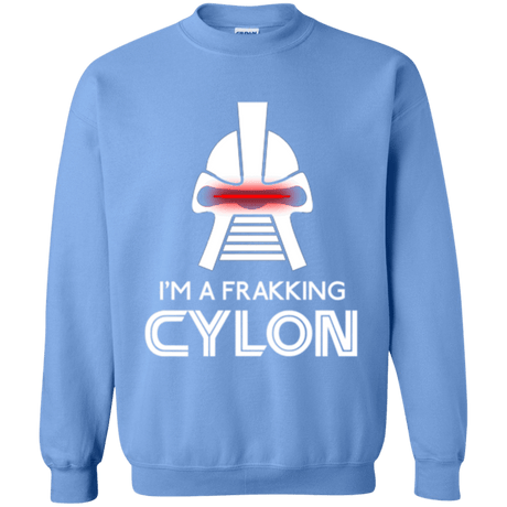 Sweatshirts Carolina Blue / Small Frakking cylon Crewneck Sweatshirt