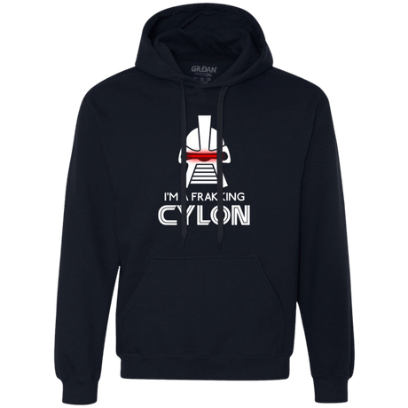 Sweatshirts Navy / Small Frakking cylon Premium Fleece Hoodie