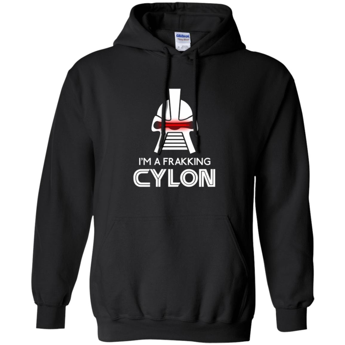 Sweatshirts Black / Small Frakking cylon Pullover Hoodie