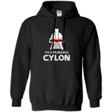 Sweatshirts Black / Small Frakking cylon Pullover Hoodie