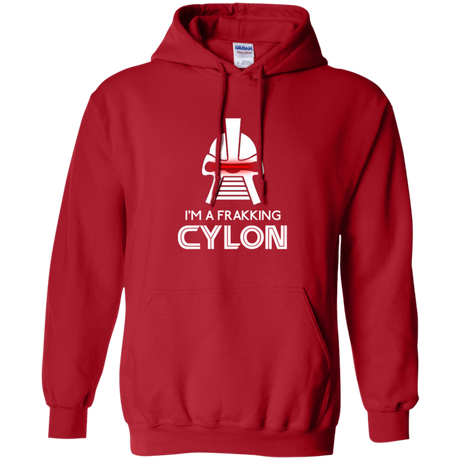 Sweatshirts Red / Small Frakking cylon Pullover Hoodie