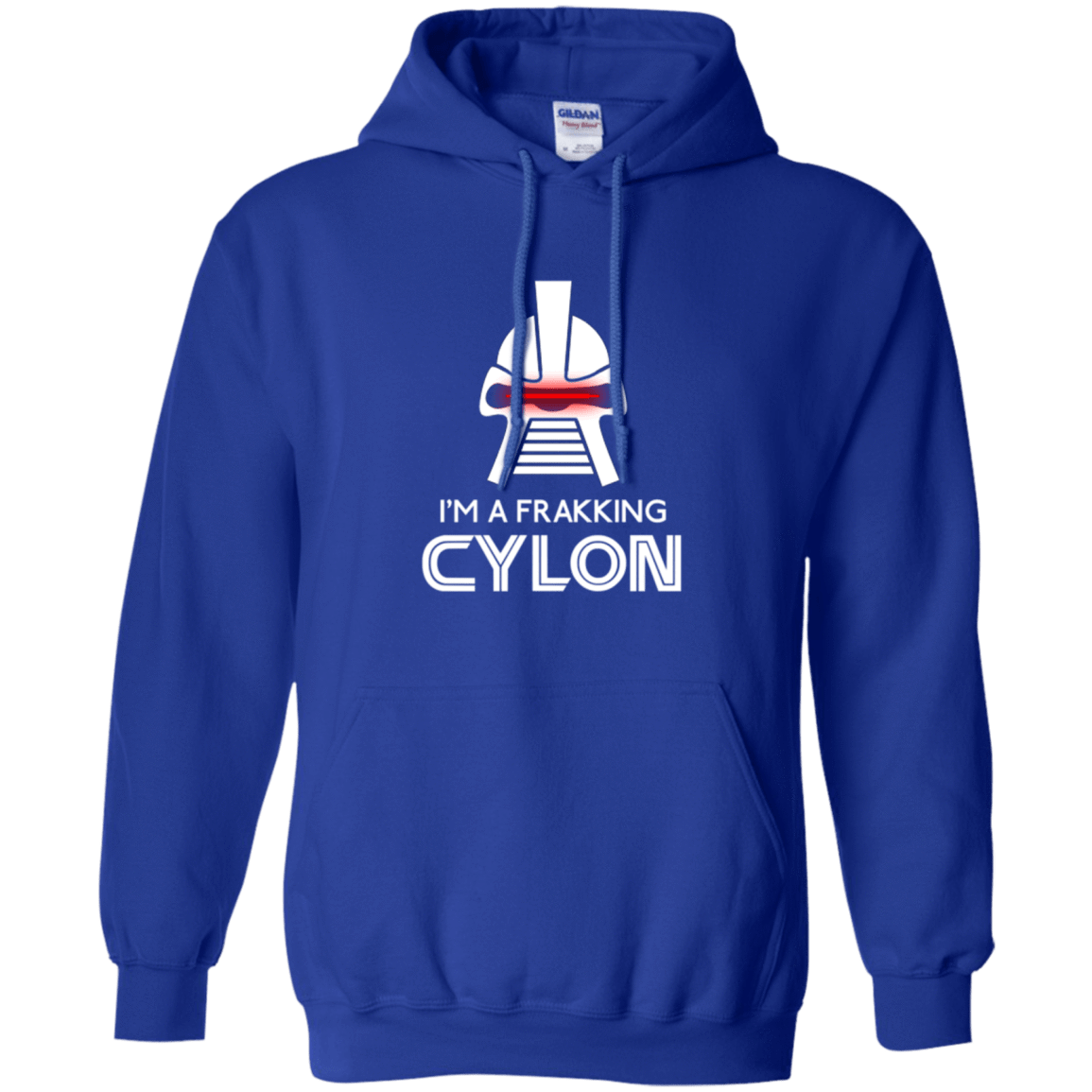 Sweatshirts Royal / Small Frakking cylon Pullover Hoodie