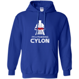 Sweatshirts Royal / Small Frakking cylon Pullover Hoodie