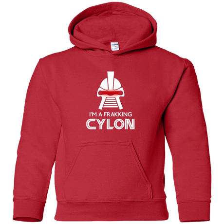 Sweatshirts Red / YS Frakking cylon Youth Hoodie