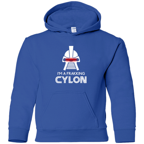 Sweatshirts Royal / YS Frakking cylon Youth Hoodie