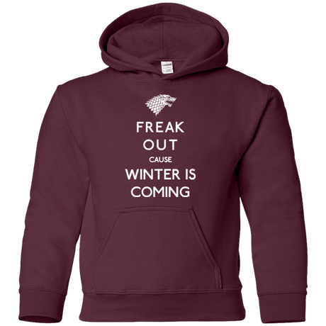 Sweatshirts Maroon / YS Freak winter Youth Hoodie