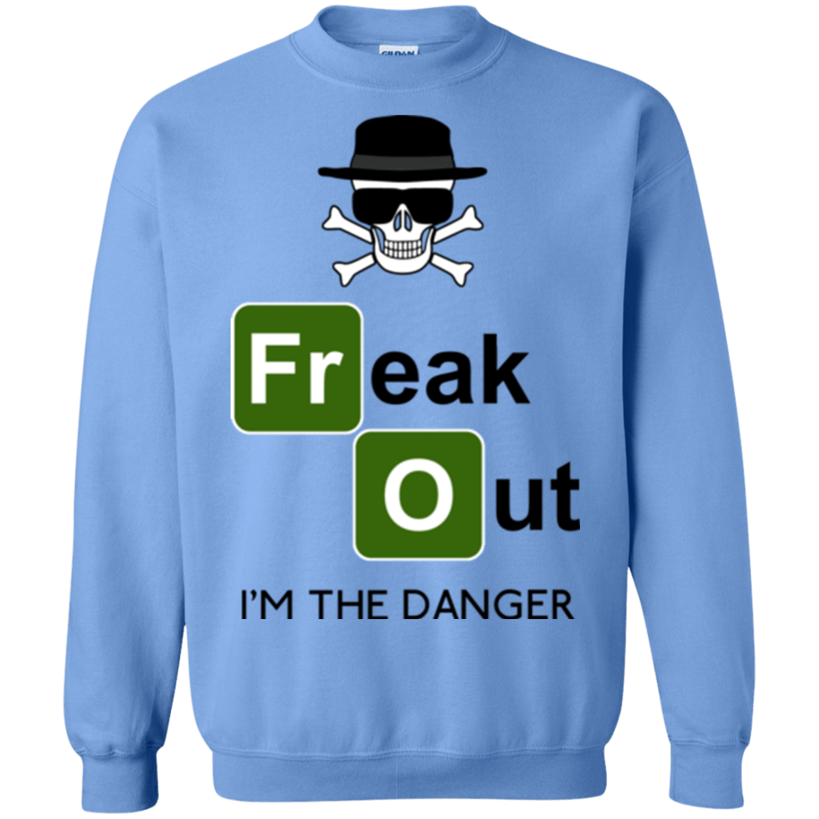 Sweatshirts Carolina Blue / Small Freaking danger Crewneck Sweatshirt