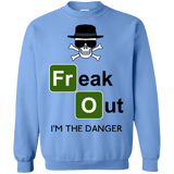 Sweatshirts Carolina Blue / Small Freaking danger Crewneck Sweatshirt