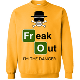 Sweatshirts Gold / Small Freaking danger Crewneck Sweatshirt