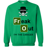 Sweatshirts Irish Green / Small Freaking danger Crewneck Sweatshirt