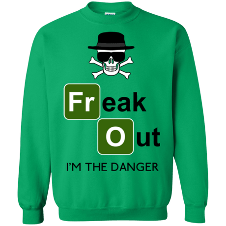 Sweatshirts Irish Green / Small Freaking danger Crewneck Sweatshirt