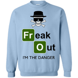 Sweatshirts Light Blue / Small Freaking danger Crewneck Sweatshirt