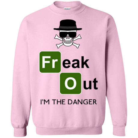 Sweatshirts Light Pink / Small Freaking danger Crewneck Sweatshirt