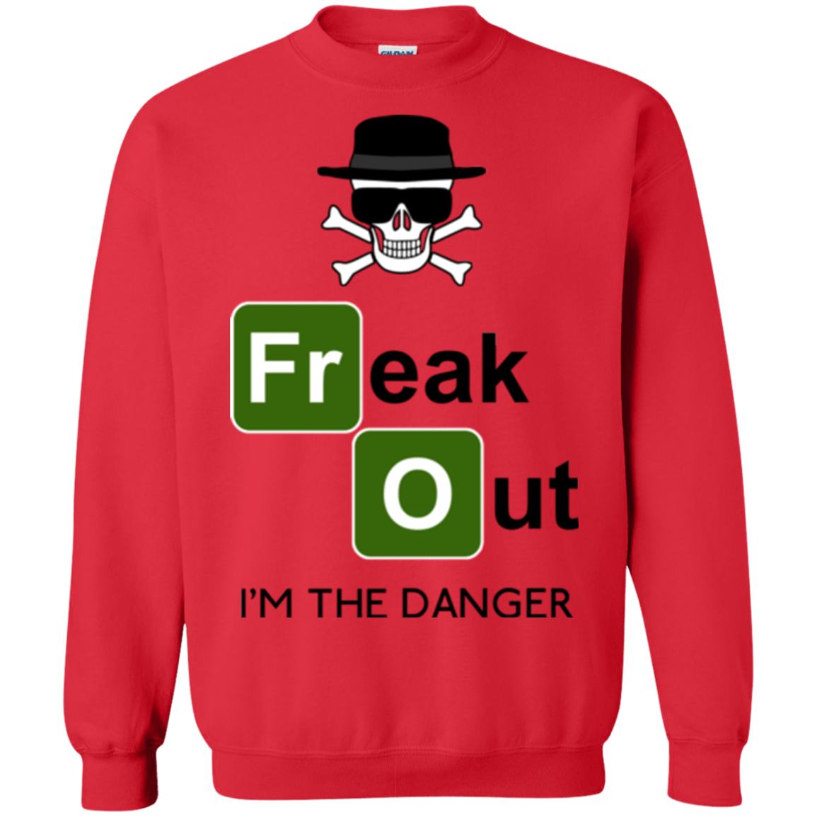 Sweatshirts Red / Small Freaking danger Crewneck Sweatshirt