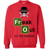 Sweatshirts Red / Small Freaking danger Crewneck Sweatshirt