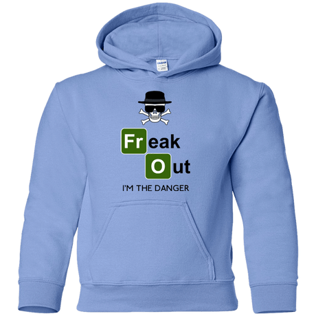 Sweatshirts Carolina Blue / YS Freaking danger Youth Hoodie