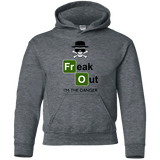 Sweatshirts Dark Heather / YS Freaking danger Youth Hoodie